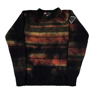 DIESEL Tie-Dye Border Wool Knit
